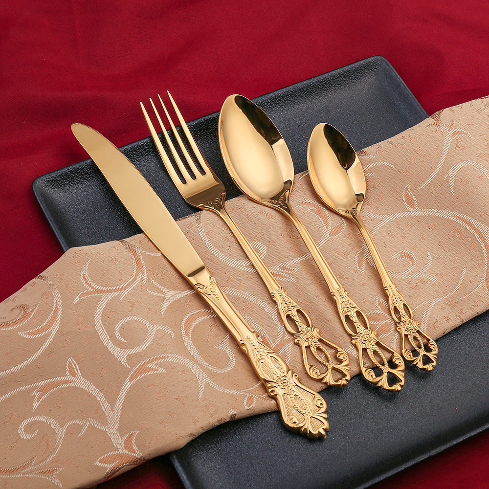 Ensemble de Couverts pour Repas │ Coffret Cadeau Élégant pour une Table Minimaliste et Luxueuse