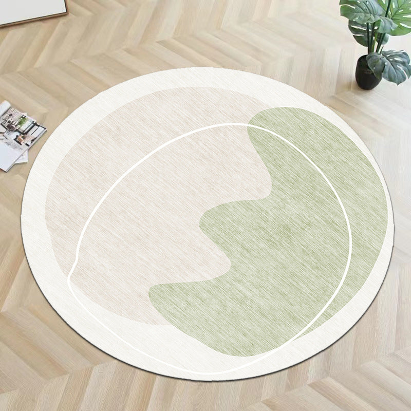 Tapis Rond en Velours Cristal │ Luxe et Modernité pour Votre Intérieur