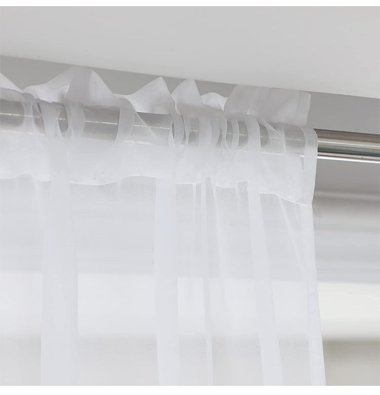 Rideau Vertical Blanc │ Design Épuré et Translucide