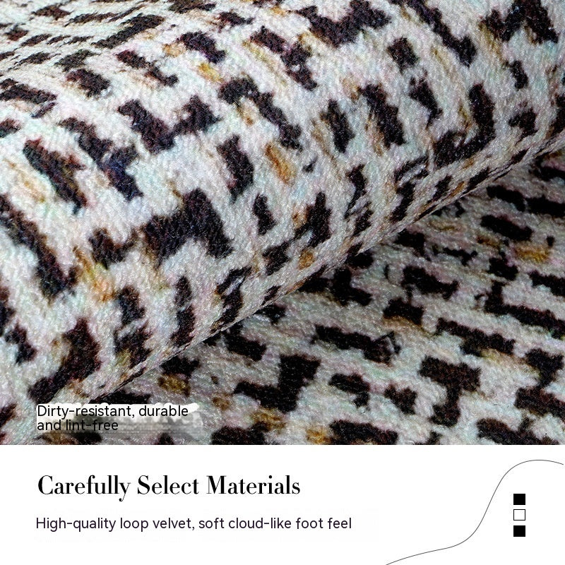 Tapis de Sol Rond │ Élégance Moderne pour Votre Salon