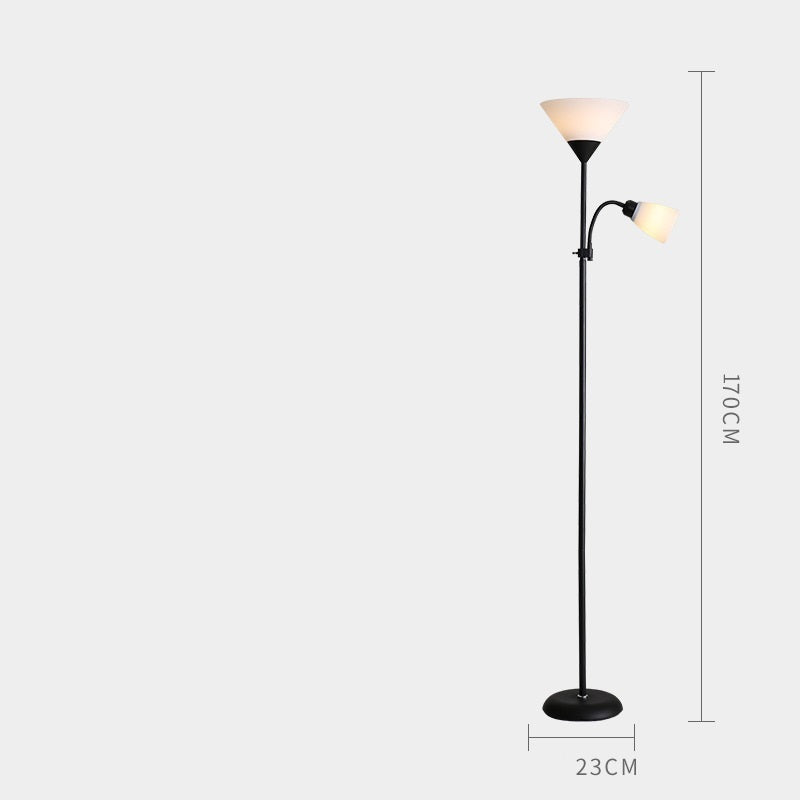 Lampadaire Minimaliste en Fer │ Éclairage Élégant pour Salon ou Chambre