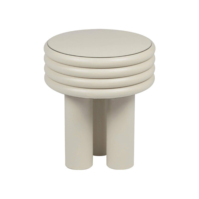 Tabouret Bas Laminé │ Design Moderne et Minimaliste │ Plastique Renforcé