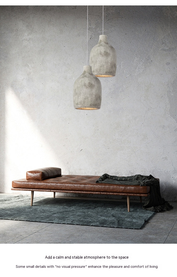 Lampes de Style Rétro rustique │ Sculpture à la Main en Ciment │ Ambiance Vintage