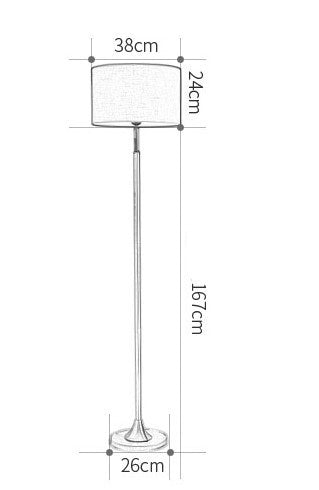 Lampadaire Minimaliste Simple │ Éclairage Moderne pour Salon