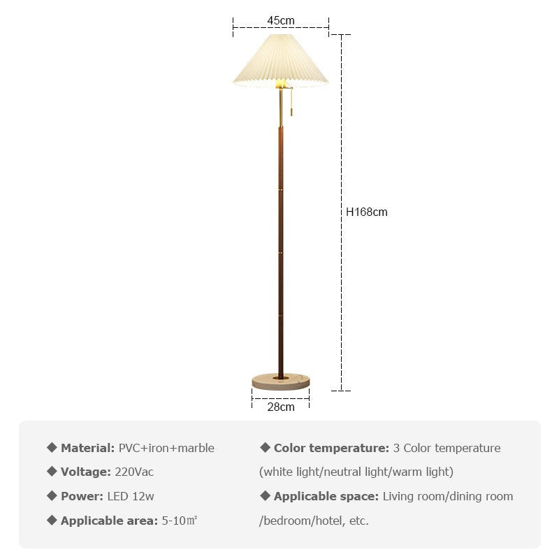Lampadaire Rétro │ Éclairage Élégant et Fonctionnel pour Votre Espace