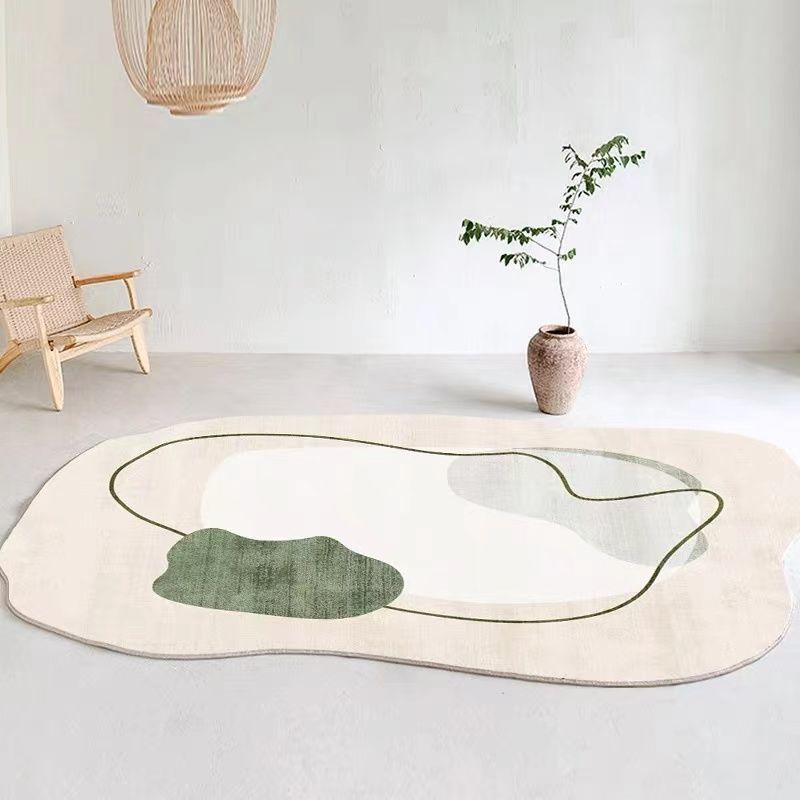 Tapis en Forme Irrégulière │ Élégance Contemporaine pour Votre Espace de Vie