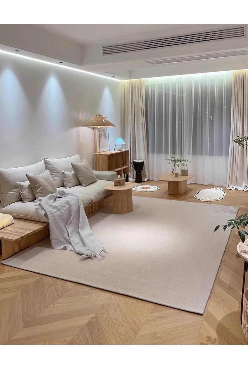 Tapis Sisal de Couleur Unie │ Simplicité et Modernité pour Votre Espace