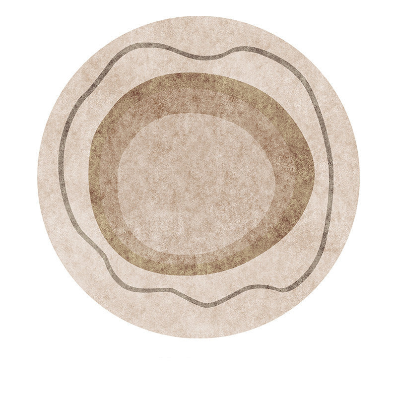 Tapis Rond en Velours Cristal │ Luxe et Modernité pour Votre Intérieur