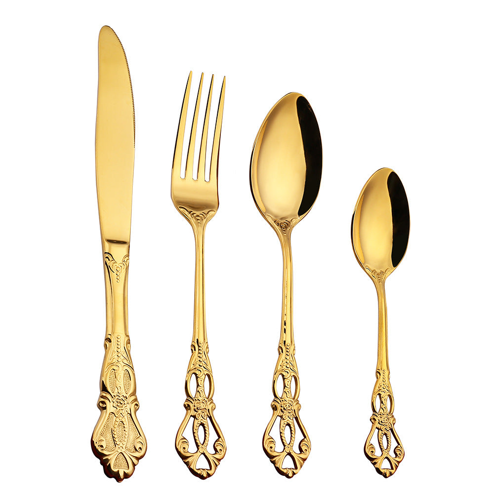 Ensemble de Couverts pour Repas │ Coffret Cadeau Élégant pour une Table Minimaliste et Luxueuse