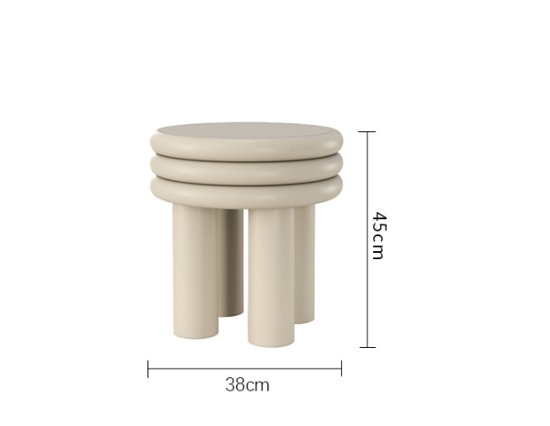 Tabouret Bas Laminé │ Design Moderne et Minimaliste │ Plastique Renforcé