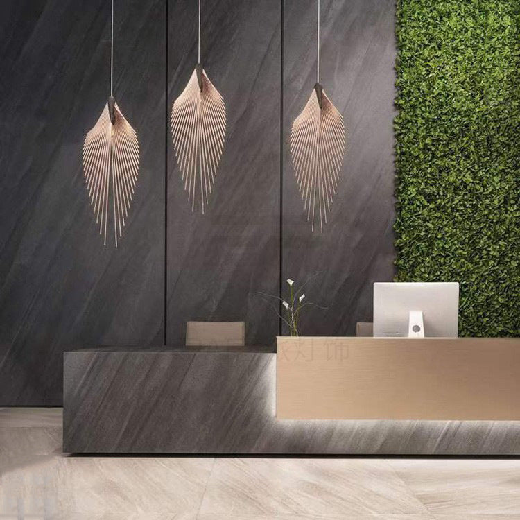 Lustre Moderne en Fer │ Éclairage pour Espaces Contemporains