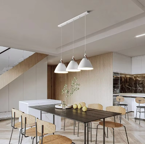Lustre Nordique en Fer │ Design Créatif et Ambiance Chaleureuse