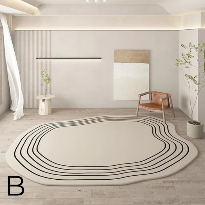 Tapis Rayé en Imitation de Cachemire │Confort pour Votre Salon