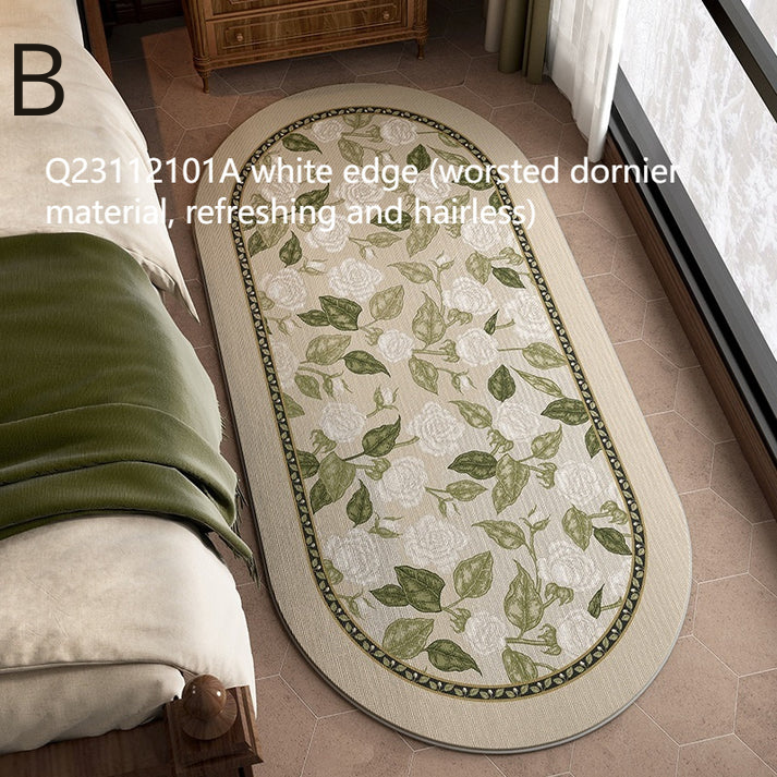 Tapis de Chevet Rétro en Forme Spéciale │ Élégance Naturelle pour la Chambre