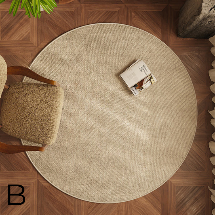 Tapis de Sol Rond │ Élégance Moderne pour Votre Salon