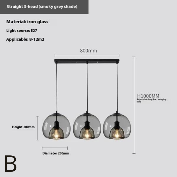Lustre Créatif Nordique │ Élégance Moderne avec Lumière Chaleureuse pour Votre Intérieur