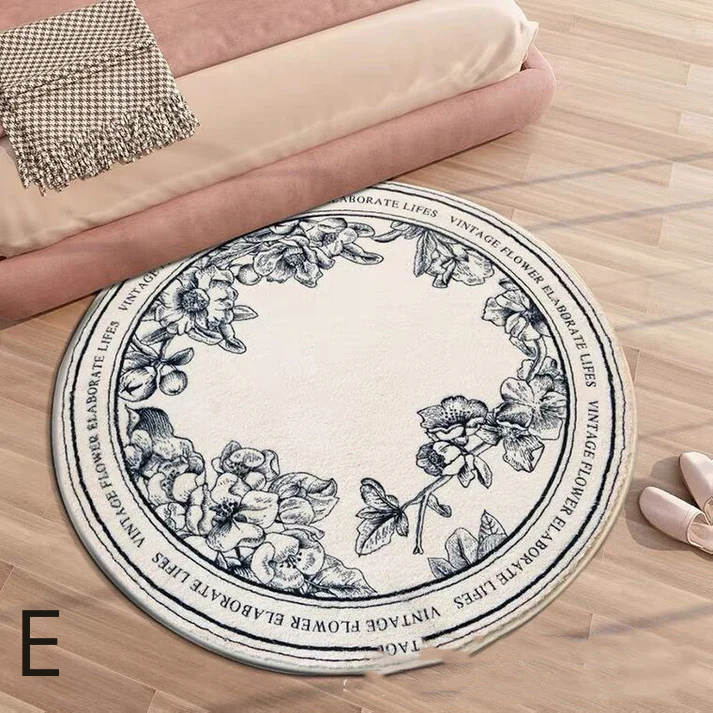Tapis Rond Grand Format pour Salon │ Élégance Nordique pour Votre Intérieur