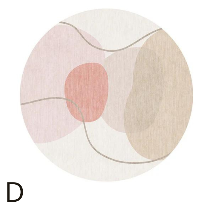 Tapis Rond en Velours Cristal │ Luxe et Modernité pour Votre Intérieur