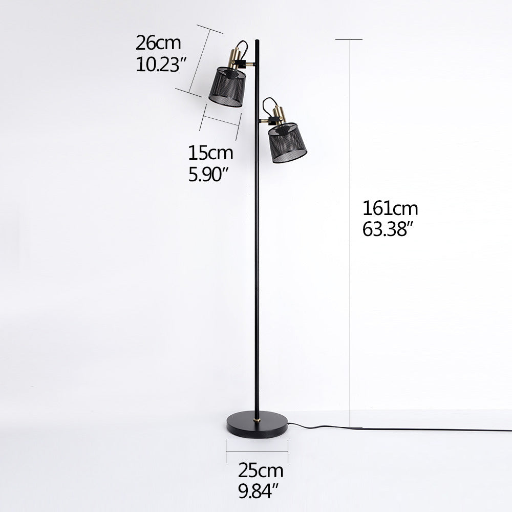 Lampe Rétro en Métal à Double Source │ Éclairage Chaleureux pour Votre Intérieur