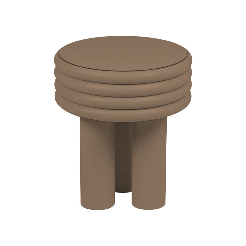 Tabouret Bas Laminé │ Design Moderne et Minimaliste │ Plastique Renforcé