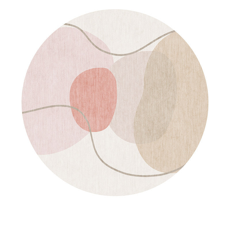 Tapis Rond en Velours Cristal │ Luxe et Modernité pour Votre Intérieur