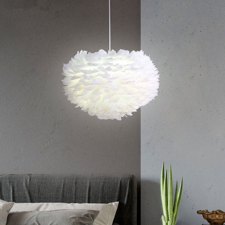 Lustre en Fer Moderne Minimaliste │ Éclairage Romantique pour Chambre