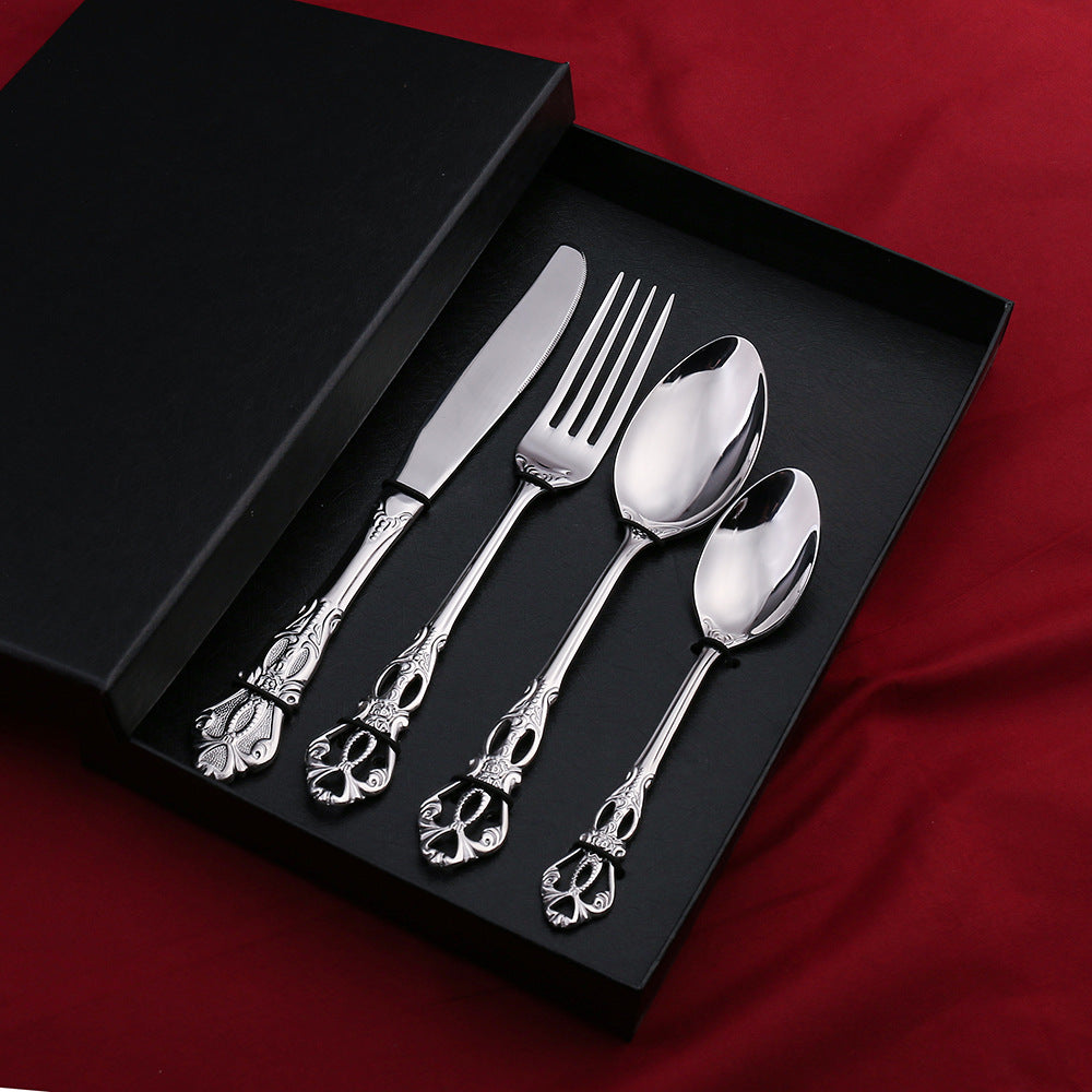 Ensemble de Couverts pour Repas │ Coffret Cadeau Élégant pour une Table Minimaliste et Luxueuse
