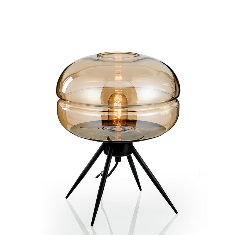 Lampe Contemporaine en Verre et Alliage │ Design Élégant et Polyvalent