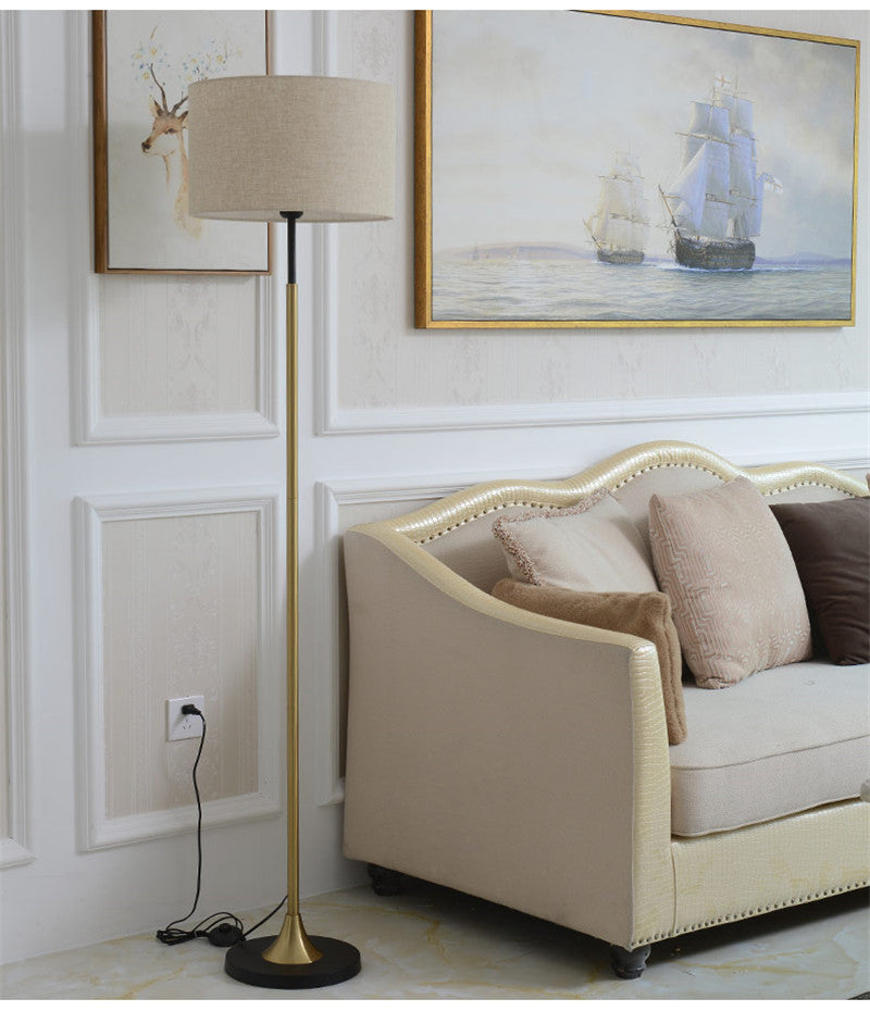 Lampadaire Minimaliste Simple │ Éclairage Moderne pour Salon