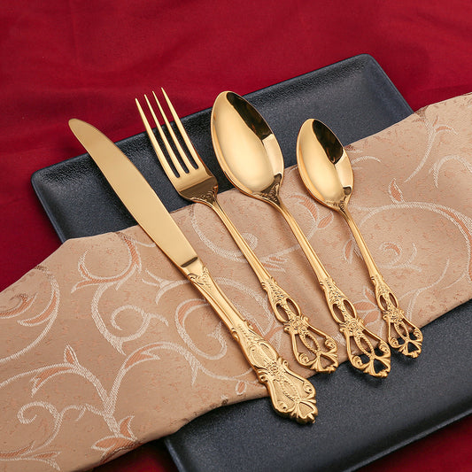 Ensemble de Couverts  pour Repas │ Coffret Cadeau Élégant pour une Table Minimaliste et Luxueuse