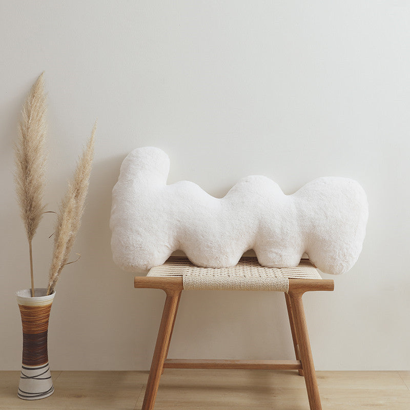 Coussin Sculpture en Peluche │ Style Nordique