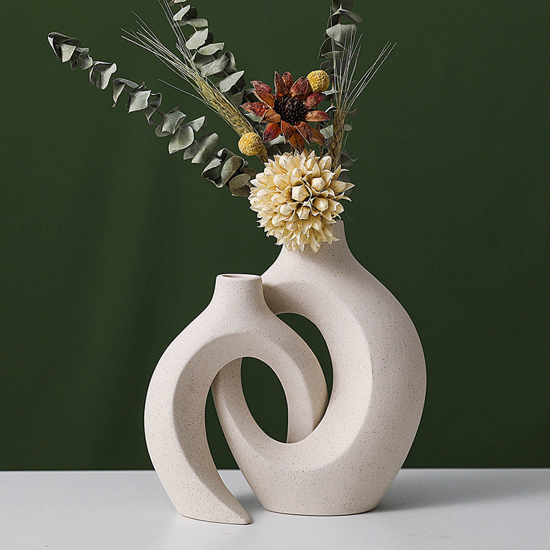 Ensemble de Vases Européens en Céramique │ Élégance et Créativité pour Décoration Intérieure