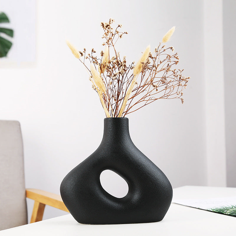 Vase en Céramique Créatif │ Élégance Européenne pour une Décoration Sophistiquée