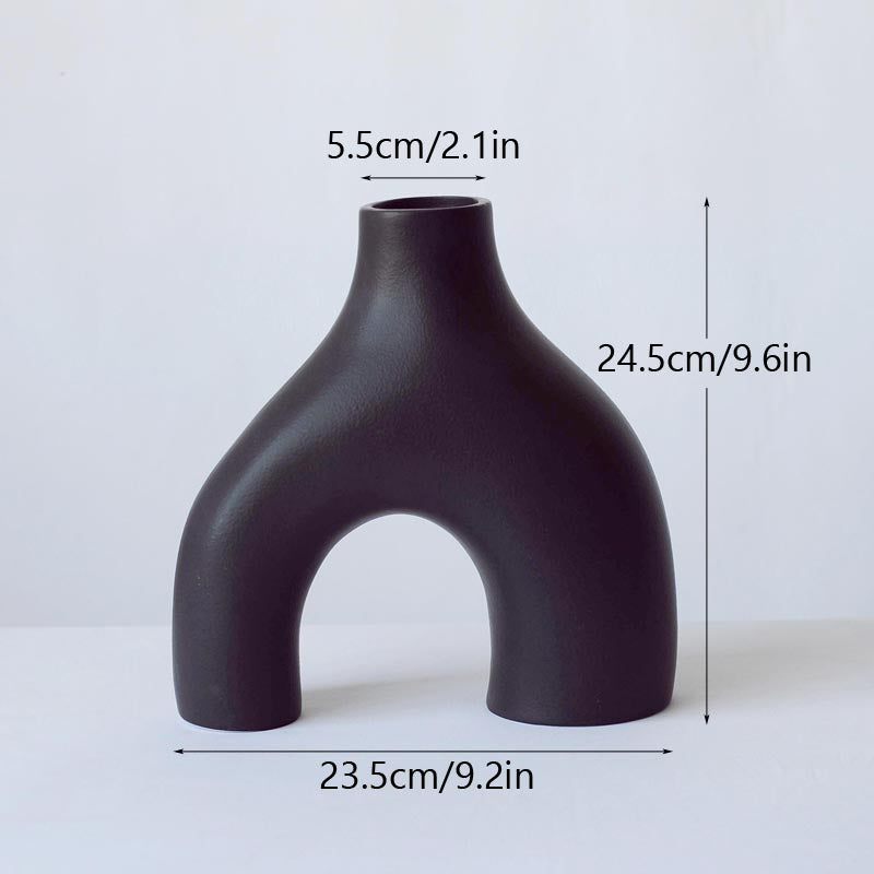 Vase en Céramique Créatif │ Élégance Européenne pour une Décoration Sophistiquée