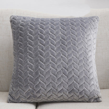 Housse de Coussin Peluche Nordique │ Pour une Décoration Douillette et Chic dans le Salon ou la Chambre