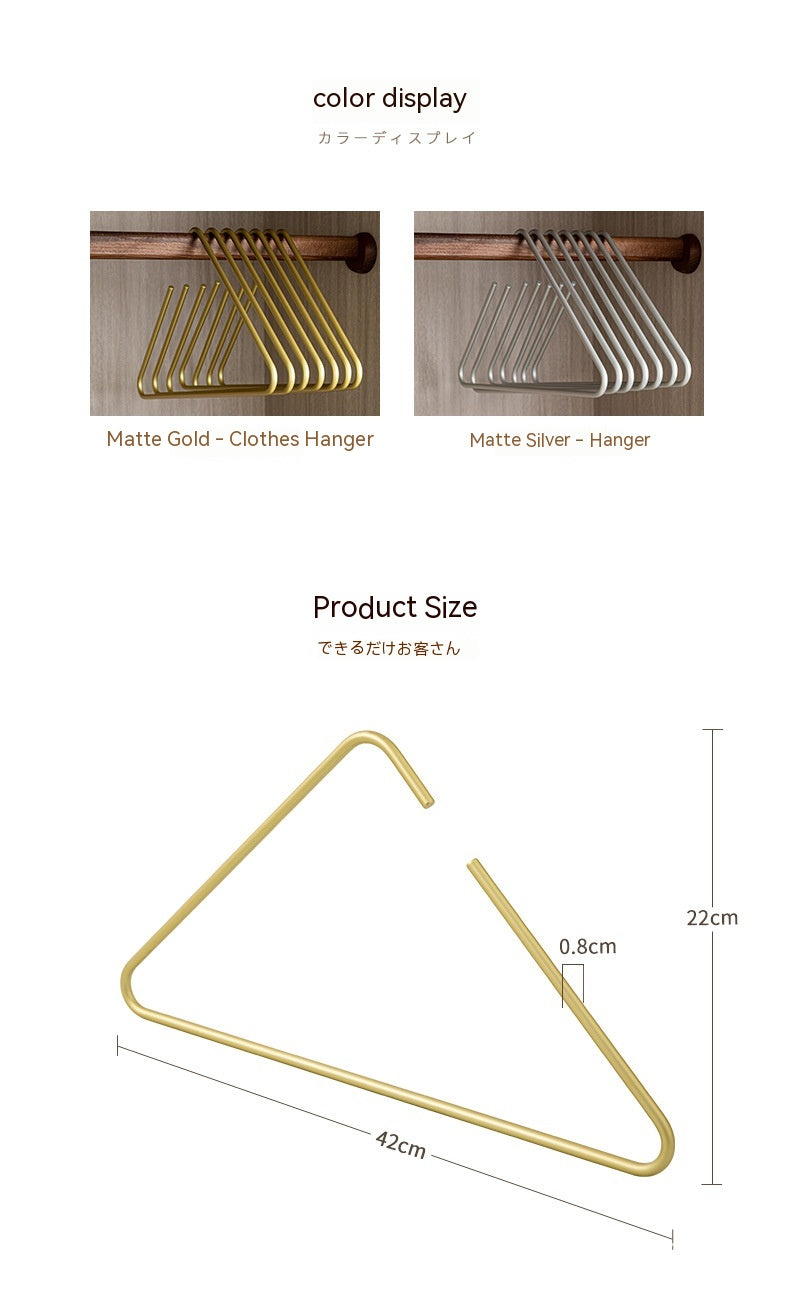 Cintre triangulaire Pionnier de Luxe │ Polyvalence Fonctionnelle et Élégance Robuste