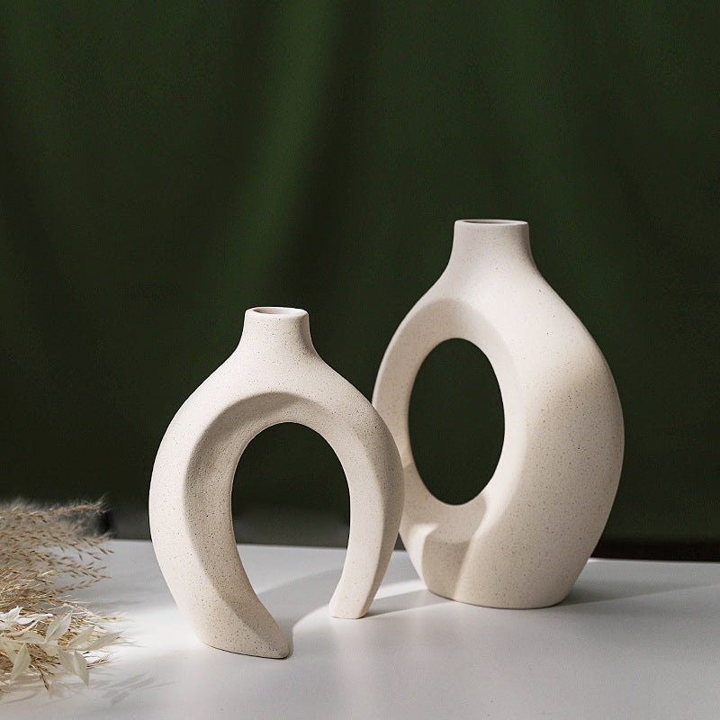 Ensemble de Vases Européens en Céramique │ Élégance et Créativité pour Décoration Intérieure