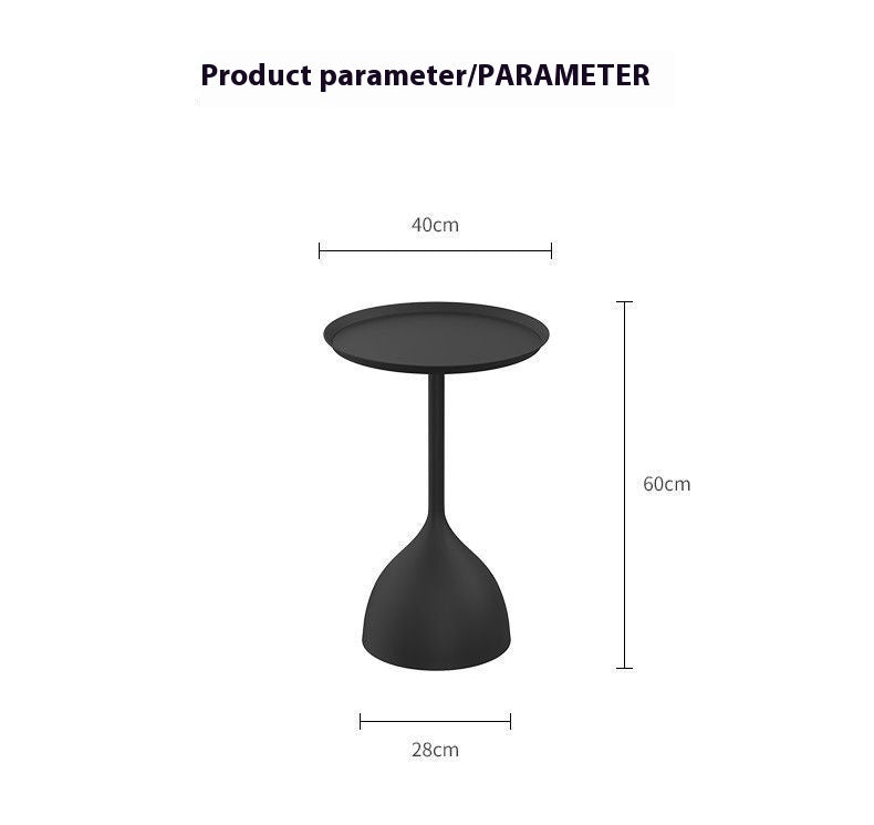 Table d'Appoint Simple Nordique │ Élégance Minimaliste pour Petit Appartement