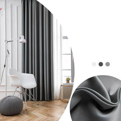 Rideau Épais à Occultation Totale et Isolation Thermique │ Style Moderne Simple