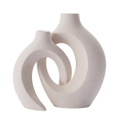 Ensemble de Vases Européens en Céramique │ Élégance et Créativité pour Décoration Intérieure