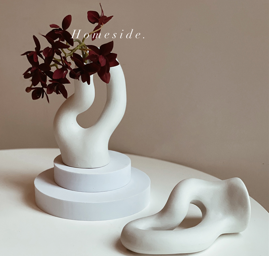 Vase Rustique en Céramique │ Un Accent de Charme pour Salon ou Chambre