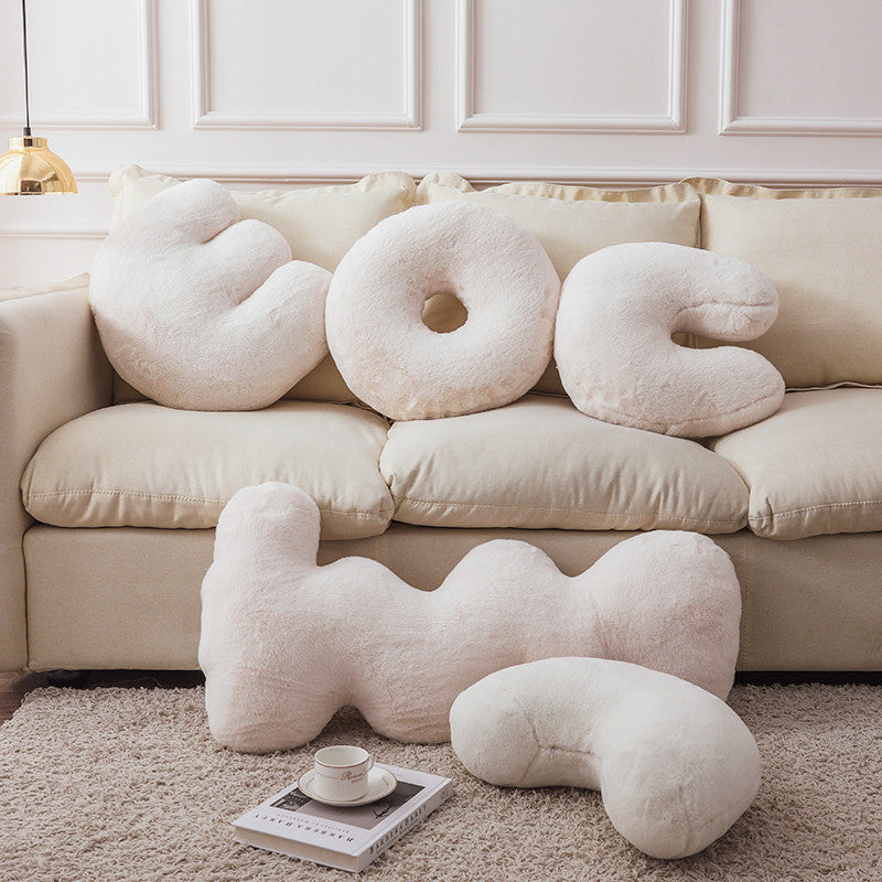 Coussin Sculpture en Peluche │ Style Nordique