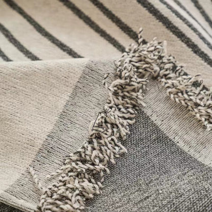 Couverture de Canapé avec Longue Lignes en Chenille │ Confort et Style Moderne pour Votre Salon