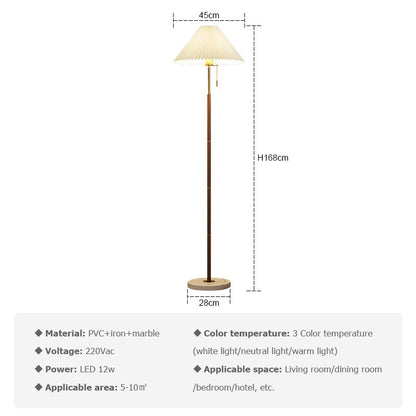 Lampadaire Rétro │ Éclairage Élégant et Fonctionnel pour Votre Espace