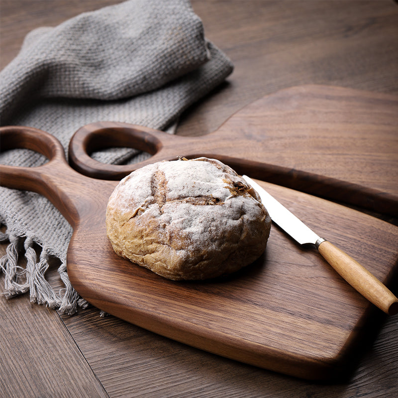 Planche à Découper en Noyer Noir │ Accessoire Élégant pour la Cuisine