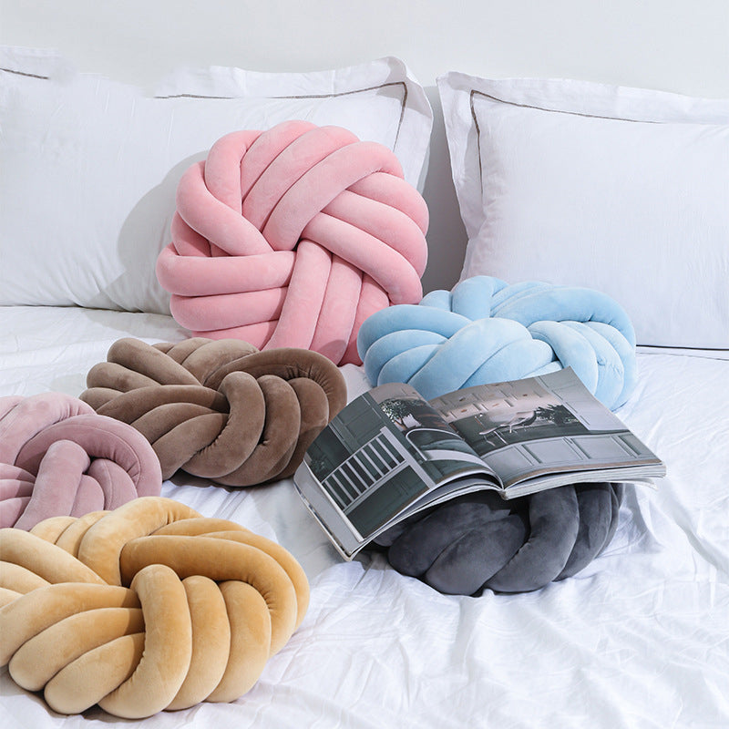 Coussins Nordiques Torsadés │ Confort et Style pour le Salon ou la Chambre