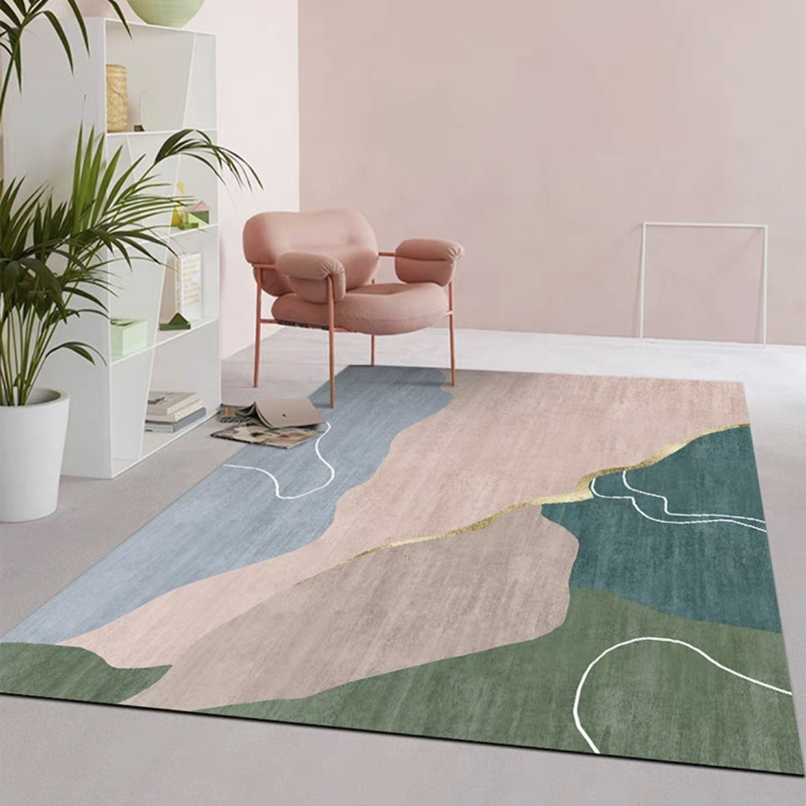 Tapis de Salon Luxe Léger │ Sophistication et Confort pour un Style Moderne