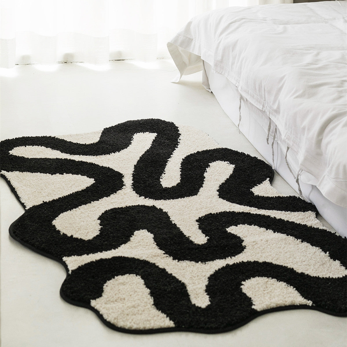 Tapis Rectangulaire Moderne Minimaliste │ Élégance Contemporaine pour Votre Intérieur