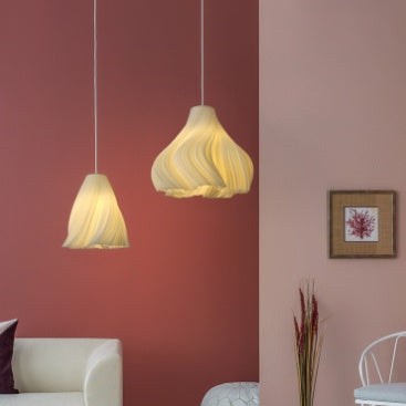 Lustre Nordique en Fer │ Éclairage Élégant avec Lumière LED Tricolore