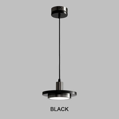 Lustre Minimaliste Rond en Marbre Nordique │ Éclairage Réglable │ pour Salon ou Chambre